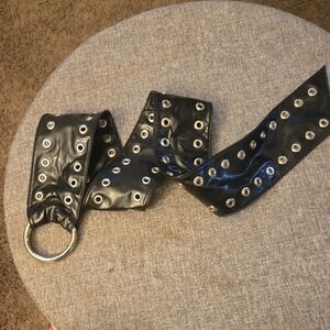 Black Grommet Belt